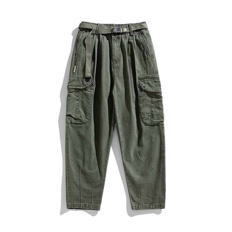 Herren Utility‑Cargo‑Hose im relaxed‑tapered Schnitt mit Elastikbund und großvolumigen Klappentaschen Echo Archiv