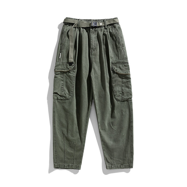 Herren Utility‑Cargo‑Hose im relaxed‑tapered Schnitt mit Elastikbund und großvolumigen Klappentaschen Echo Archiv