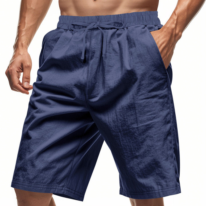 Herren sportliche Funktionsshorts mit verstellbarem Bund und atmungsaktivem Material Echoarchiv