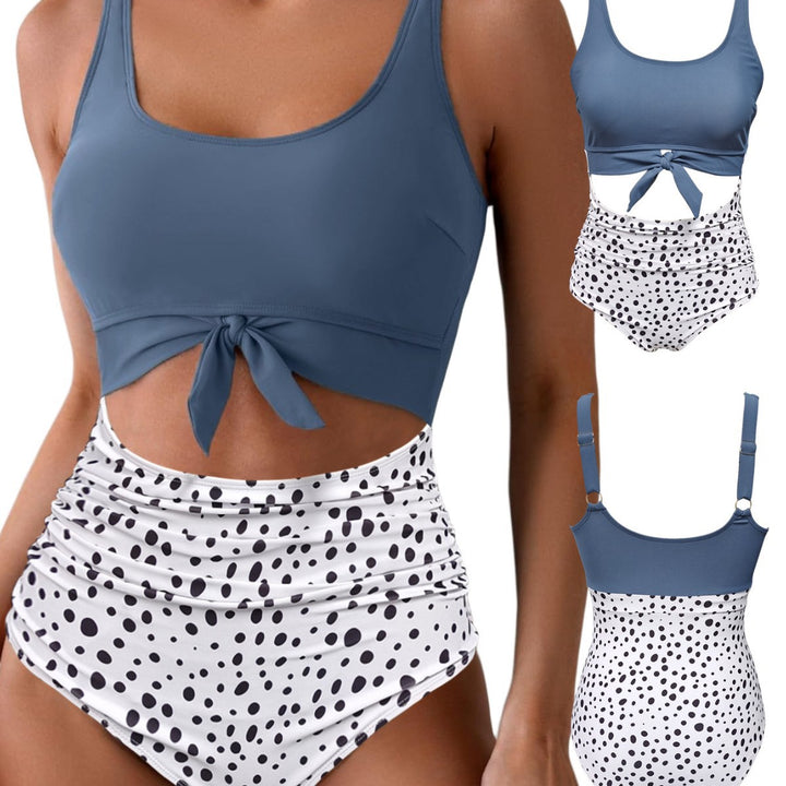 Damen Bikiniset mit Hoher Taille und Raffungen Echo Archiv