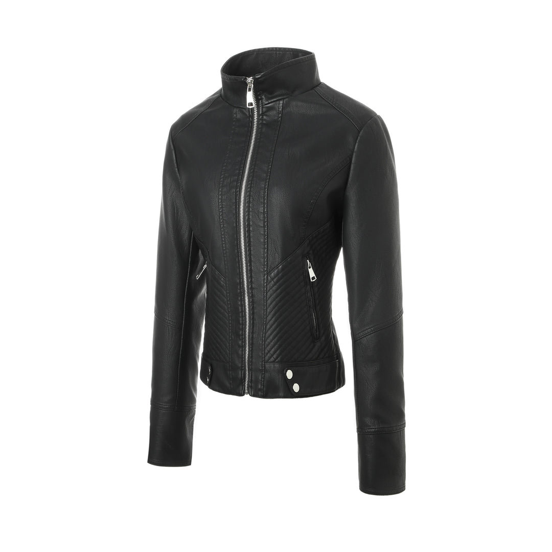 Damen Modische Bikerjacke mit ausgeprägtem Steppmuster Echo Archiv