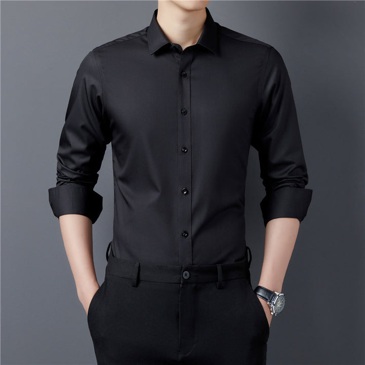 Herren Elegantes Langarmhemd Echoarchiv