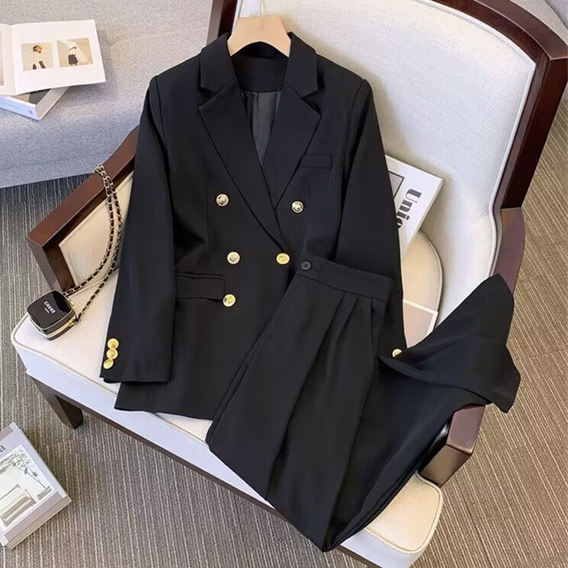 Damen Elegantes Zweiteiler Blazer-Set Echo Archiv