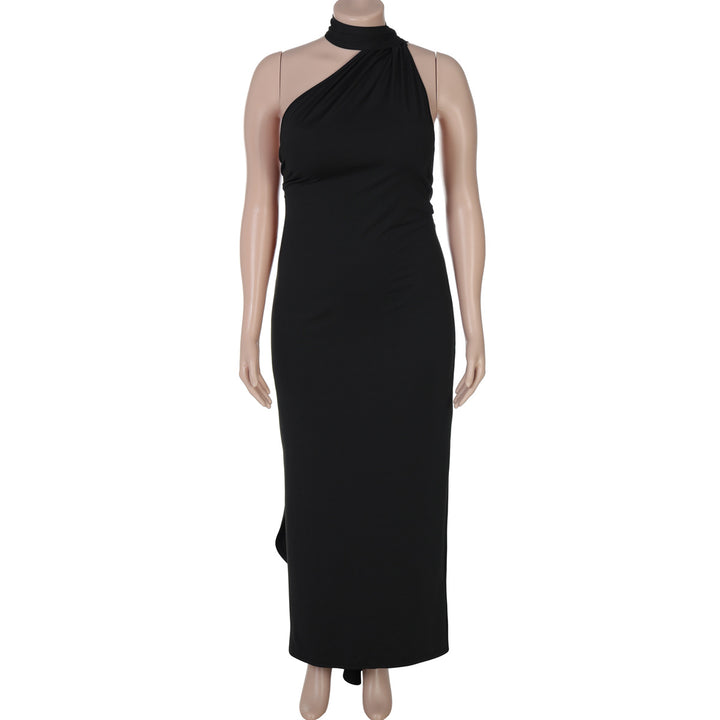 Damen Elegantes One-Shoulder Maxikleid mit figurbetonter Silhouette Echo Archiv