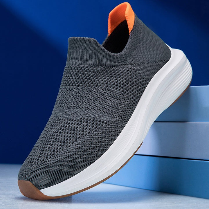 Unisex Atmungsaktiver Strick-Slip-On Sneaker mit Memory-Schaum-Zwischensohle Echoarchiv