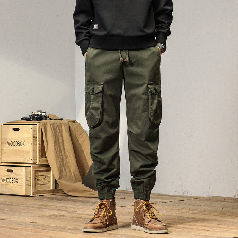 Herren Cargo-Jogginghose im Utility‑Stil mit Tunnelzug, großen Klappentaschen und elastischen Bündchen Echo Archiv