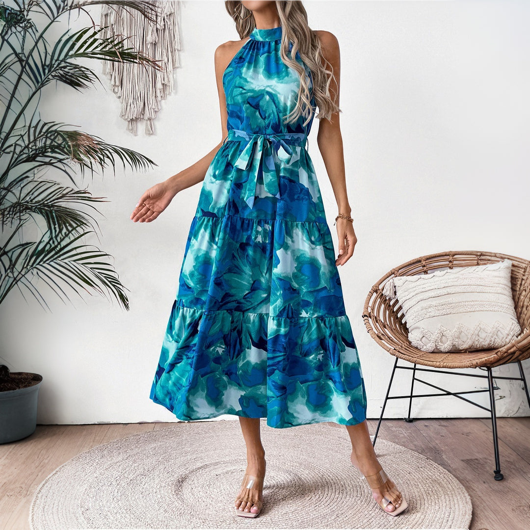 Damen Midikleid mit modernem Oberteil und Schößchen Echo Archiv