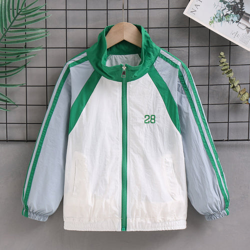 Damen nan sportlicher Retro Windbreaker mit Stehkragen und Raglanärmeln Echo Archiv