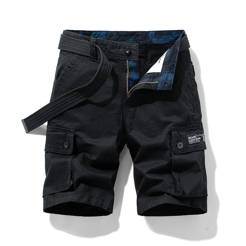 Herren Komfortable Cargoshorts mit mehreren praktischen Taschen und stabiler Gürtelschlaufe Echoarchiv