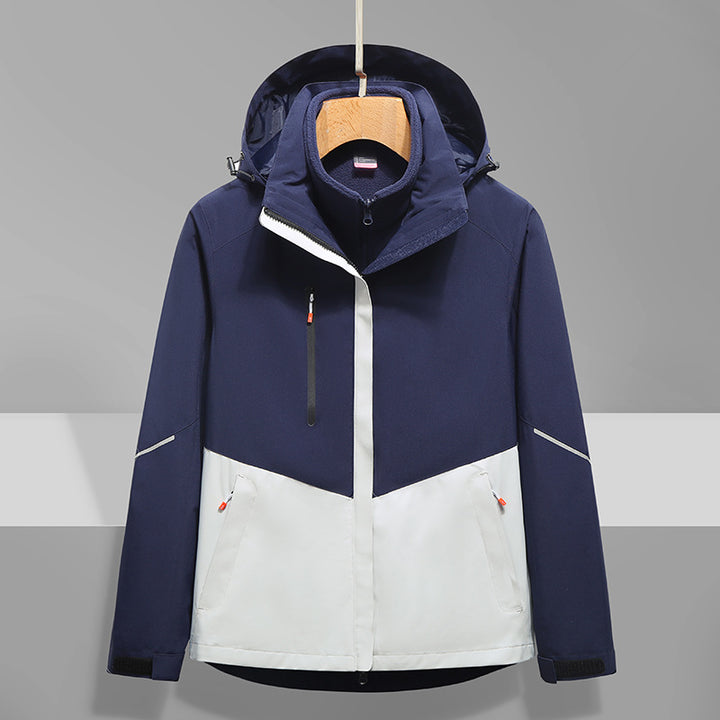 Herren Softshell-Outdoorjacke mit Kapuze, wind- und wasserdicht Echo Archiv