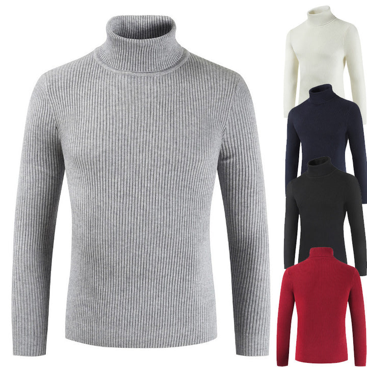 Damen Rollkragenpullover aus gehäkeltem Strick Echoarchiv