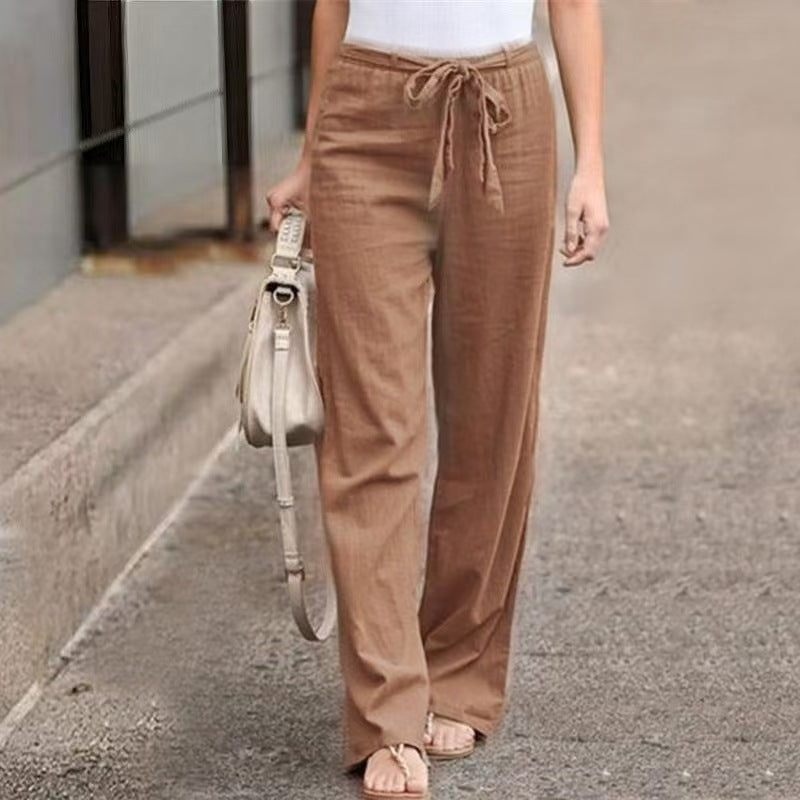 Damen Bequeme und elegante Leinenhose Echo Archiv