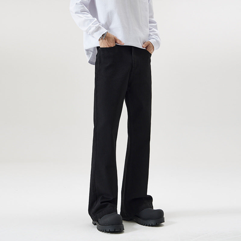 Herren weit geschnittene Denimhose mit geradem Bein Echo Archiv