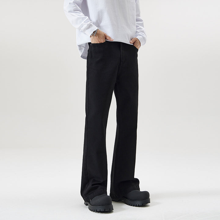 Herren weit geschnittene Denimhose mit geradem Bein Echo Archiv