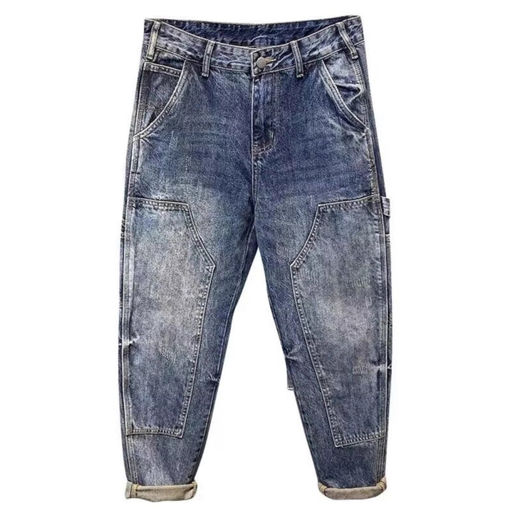 Herren Modische Ripped Jeans im Vintage-Look Echoarchiv