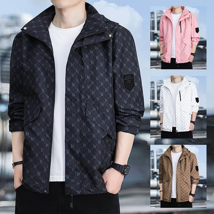 Herren Modische Leichte Outdoorjacke Echoarchiv