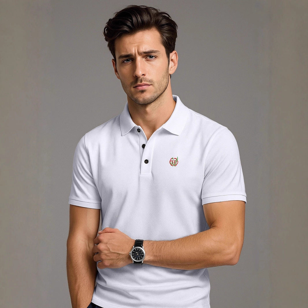 Herren Polohemd mit edlem Stitching und funktionalem Schnitt Echoarchiv