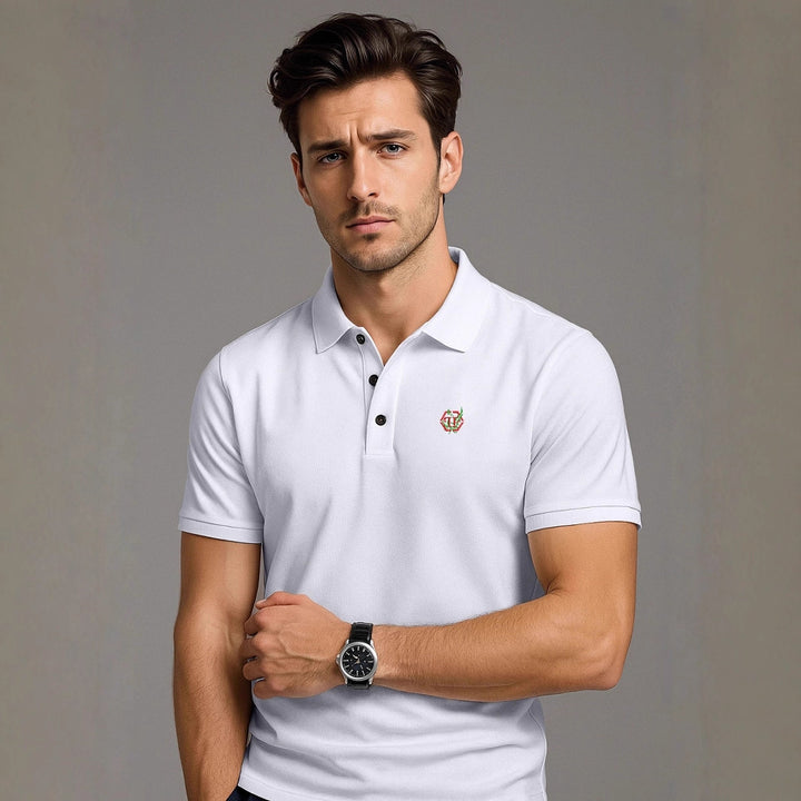 Herren Polohemd mit edlem Stitching und funktionalem Schnitt Echoarchiv