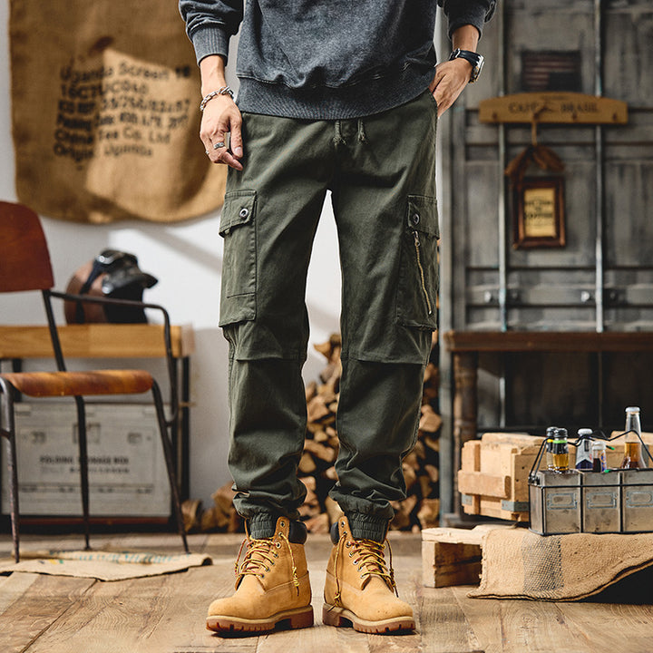Herren Cargo-Joggerhose mit elastischem Bund und Multifachtaschen Echo Archiv