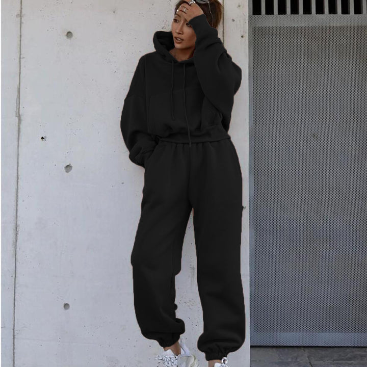 Damen Lässiger Oversized Kapuzenanzug Echo Archiv