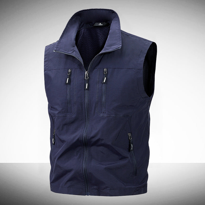 Herren Leichte Outdoor-Weste mit praktischen Taschen Echo Archiv
