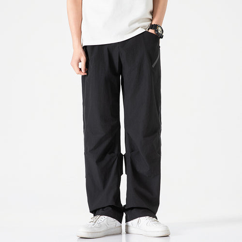 Herren Multifunktionale Tech‑Cargo‑Hose mit seitlichen Zippern, elastischem Bund und taktischen Pattentaschen Echo Archiv