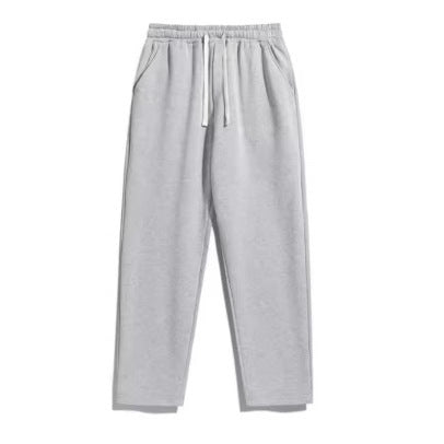 Unisex lässige Straight‑Leg Jogginghose mit elastischem Komfortbund, kontrastierendem Kordelzug und seitlichen Eingrifftaschen – Sorevano