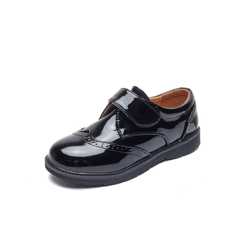 Damen Komfortable Schnürschuhe mit Klettverschluss und Hochglanz-Oberfläche Echo Archiv