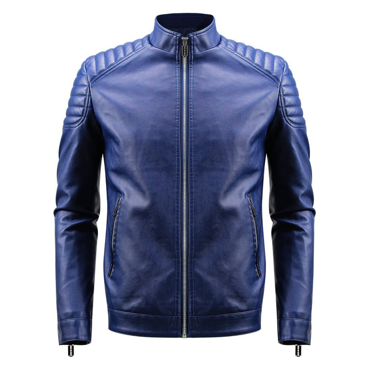 Herren Modische Lederjacke Echo Archiv