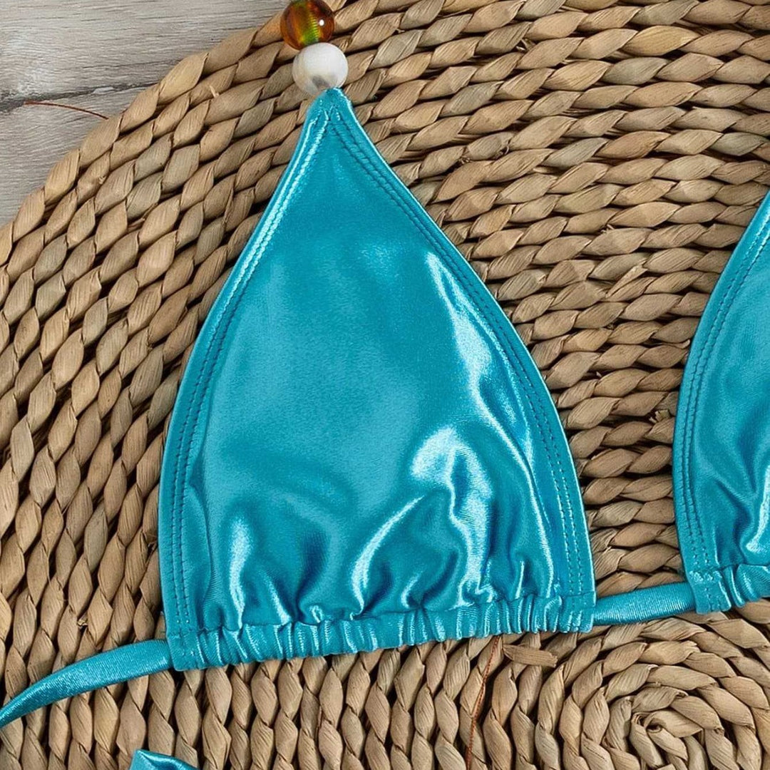 Damen Triangel-Bikini mit elegantem Falten-Design Echo Archiv