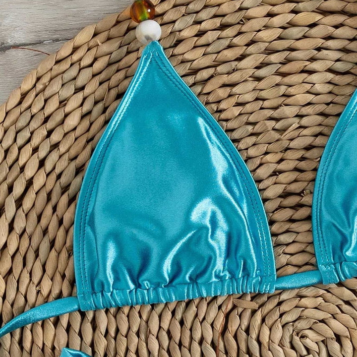 Damen Triangel-Bikini mit elegantem Falten-Design Echo Archiv