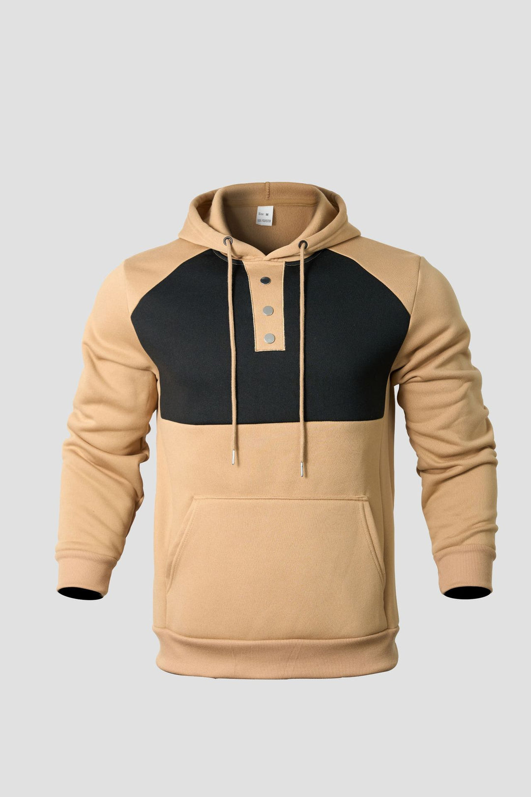 Herren Sportlicher Kapuzenpullover mit trendigem Zwei-Farben-Design Echoarchiv