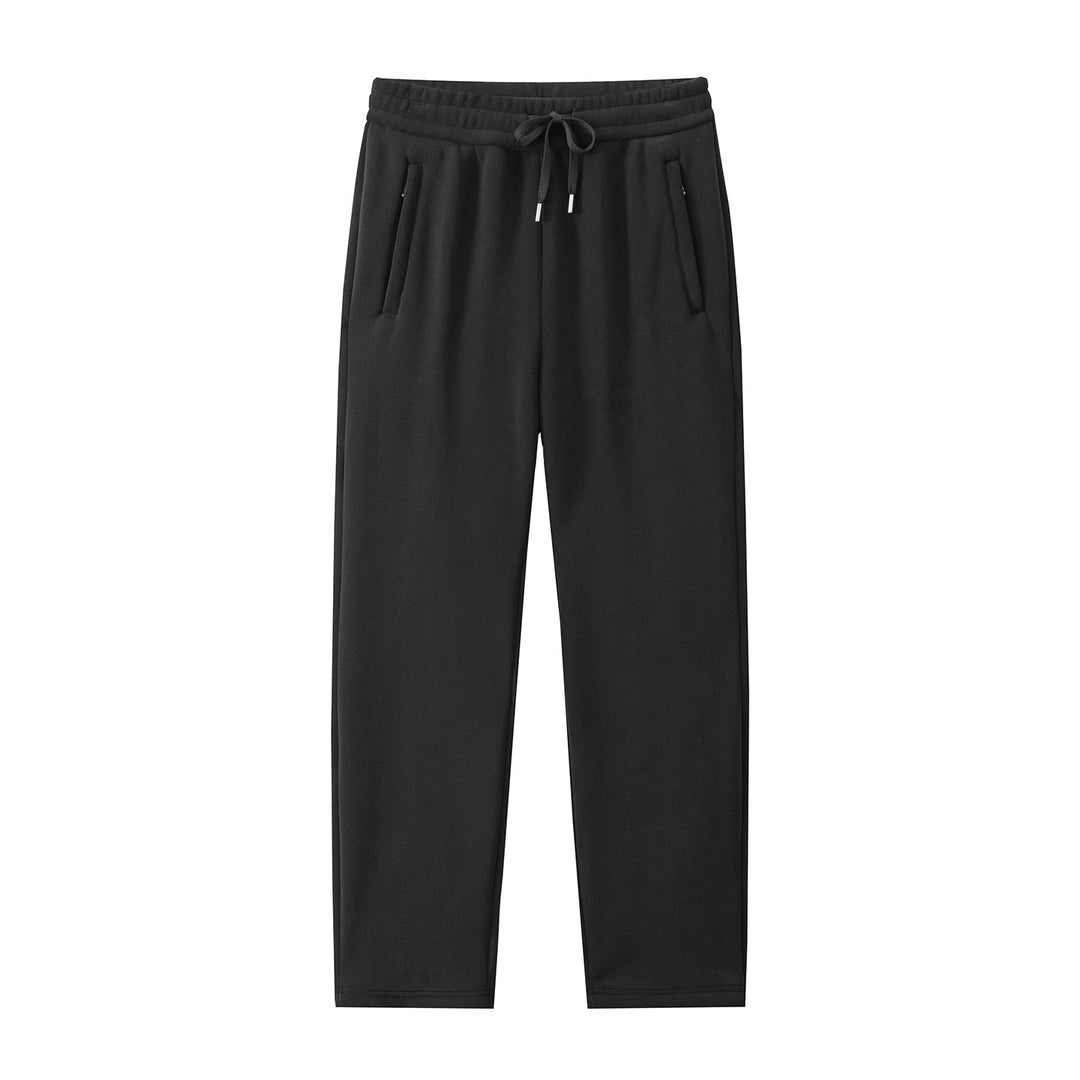 Herren Fleece-Jogginghose mit elastischem Bund, Kordelzug und gerippten Bündchen Echoarchiv