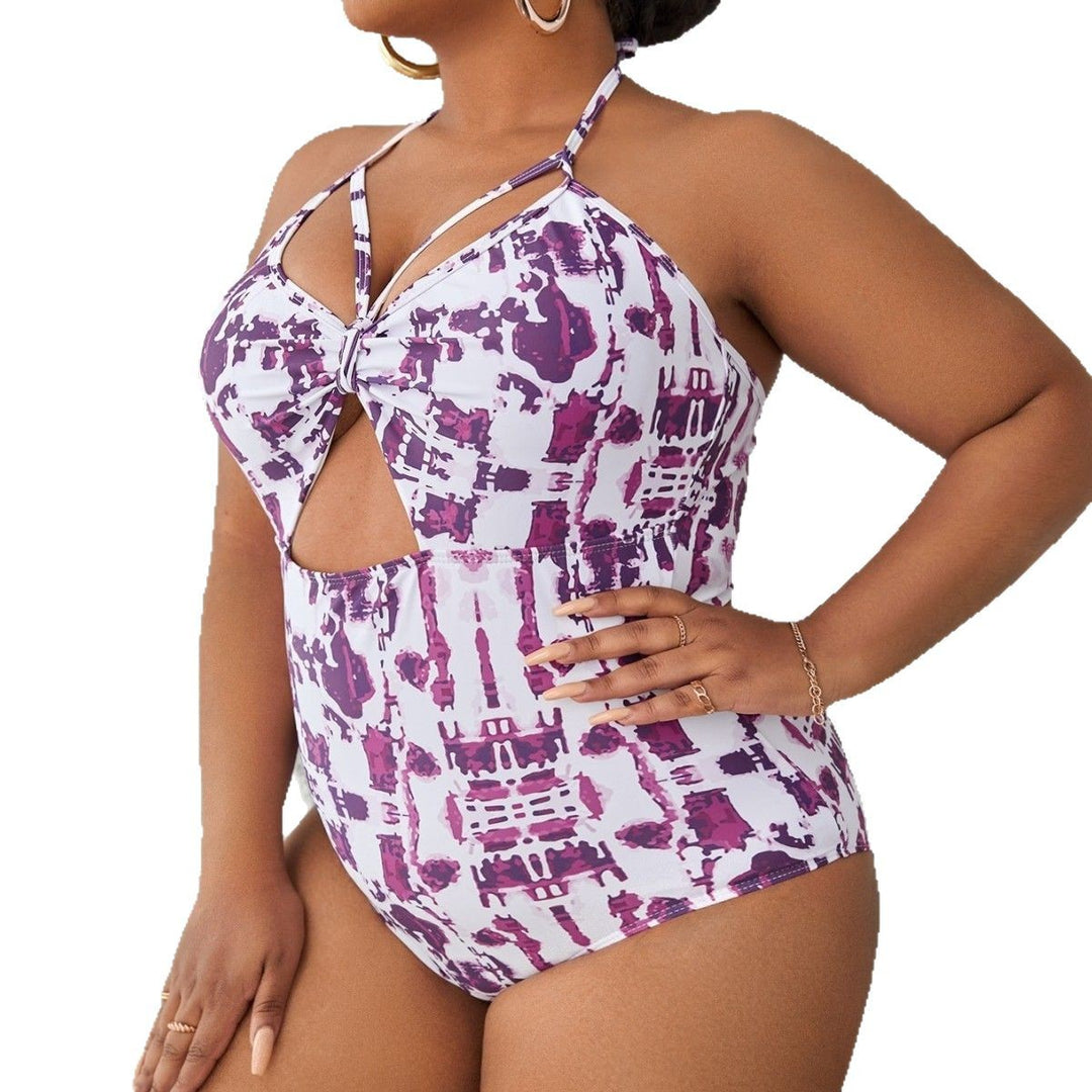 Damen Einteiler Badeanzug mit kreativem Cut-Out-Design und raffinierten Trägerdetails Echo Archiv