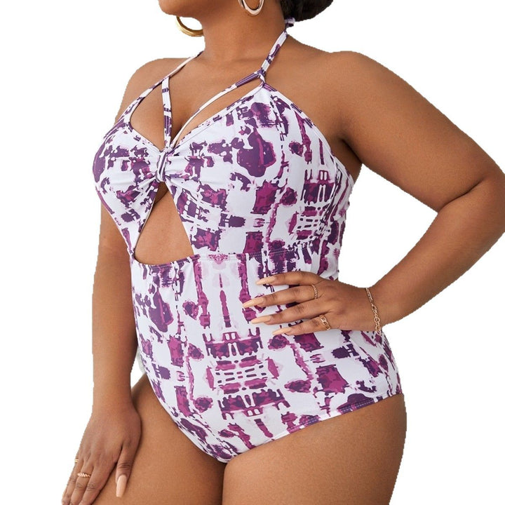 Damen Einteiler Badeanzug mit kreativem Cut-Out-Design und raffinierten Trägerdetails Echo Archiv