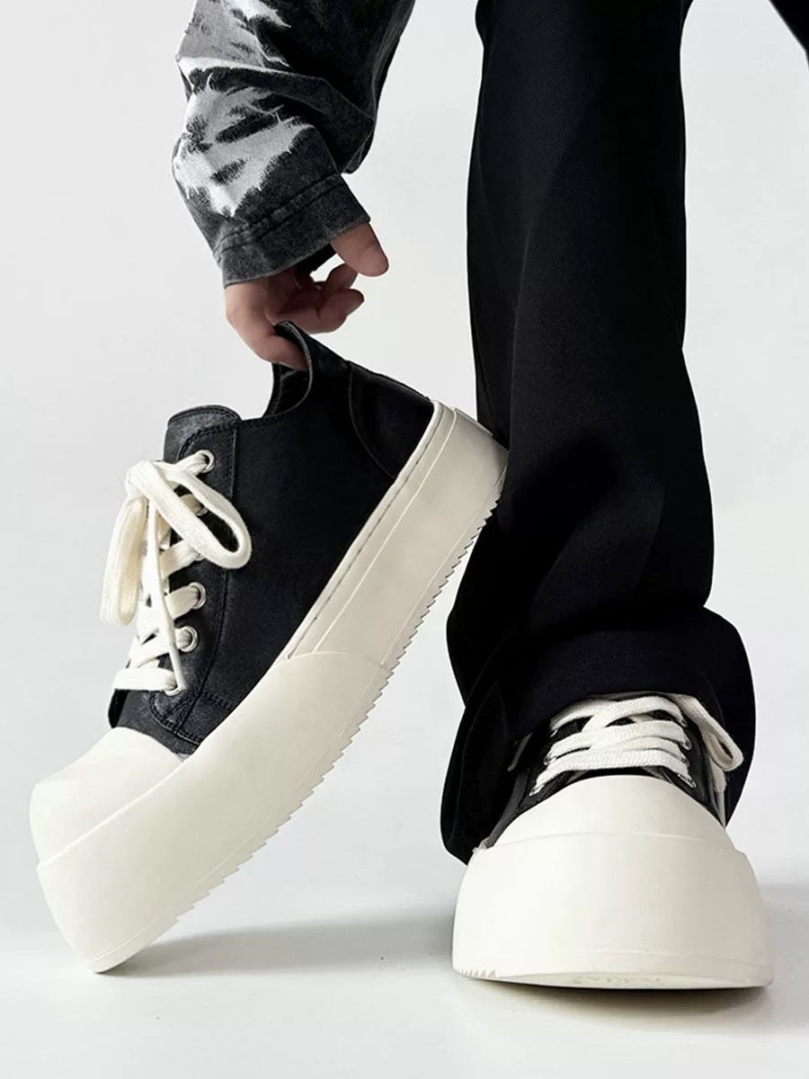 Damen Plateau-Sneaker im minimalistischen Design mit dicker Sohle Echo Archiv