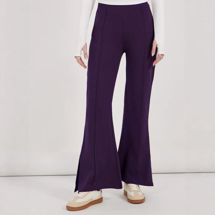 Damen Elegante und weit geschnittene Flared-Hose Echo Archiv