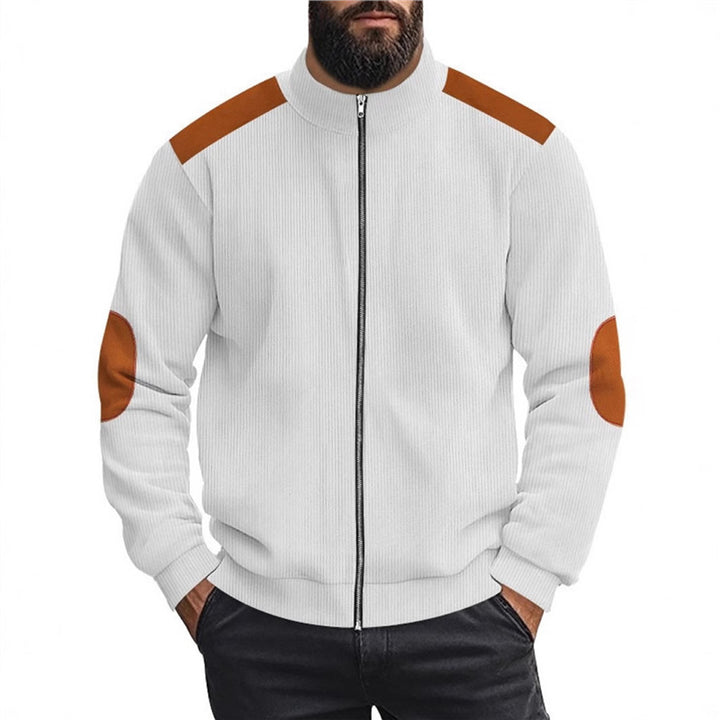 Herren Sportliche Zip-Jacke mit Taschen Echoarchiv