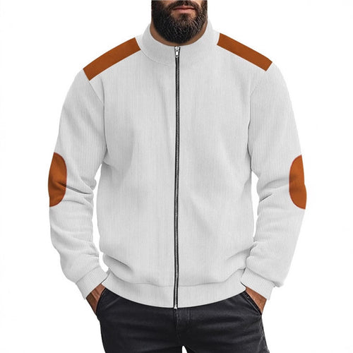 Herren Sportliche Zip-Jacke mit Taschen Echoarchiv