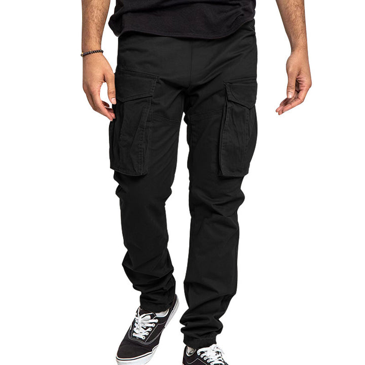 Herren Cargo-Hose mit elastischem Bund und zahlreichen Taschen Echoarchiv