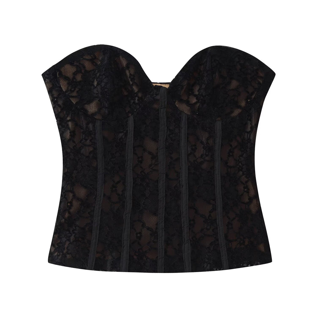 Damen Spitze-Corsagenoberteil mit vorteilhaftem Schnitt Echo Archiv