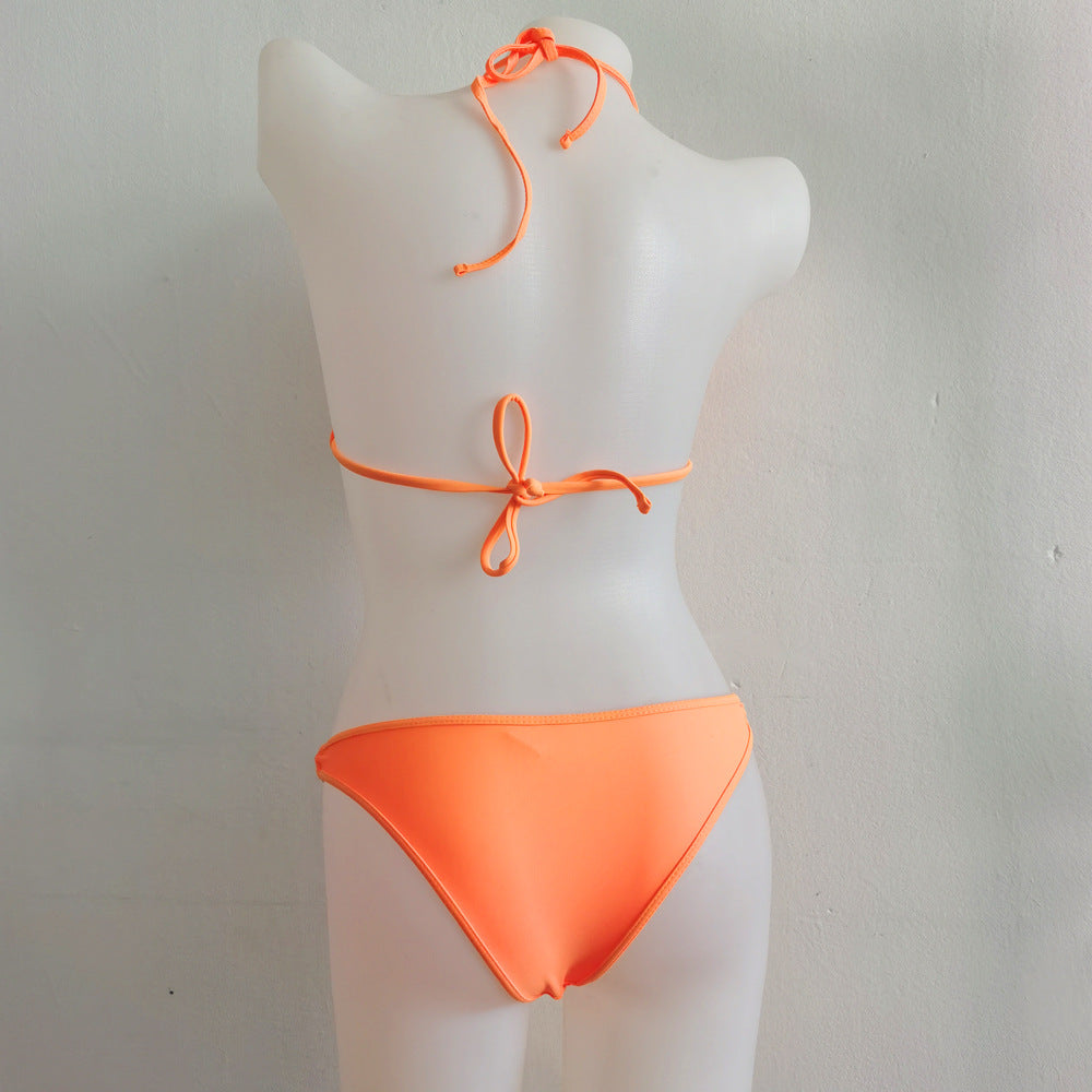 Damen Triangel-Bikini mit goldenen Akzenten Echo Archiv