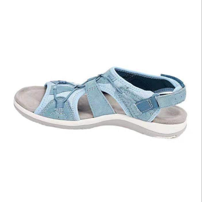 Damen  bequeme Outdoor-Sandalen mit Schnellzugsystem gepolstertem Fußbett und geschlossener Fersenpartie Echo Archiv