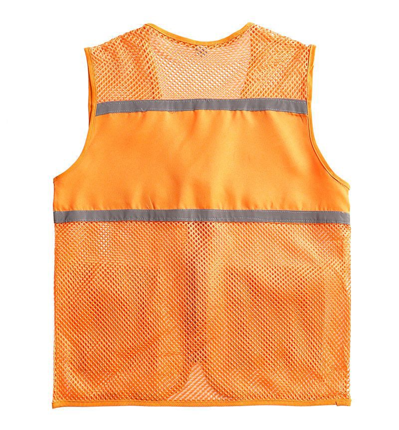 Unisex Sichtbare Utility-Weste mit atmungsaktivem Mesh, Reflektorbändern und großzügigen Fronttaschen Echoarchiv