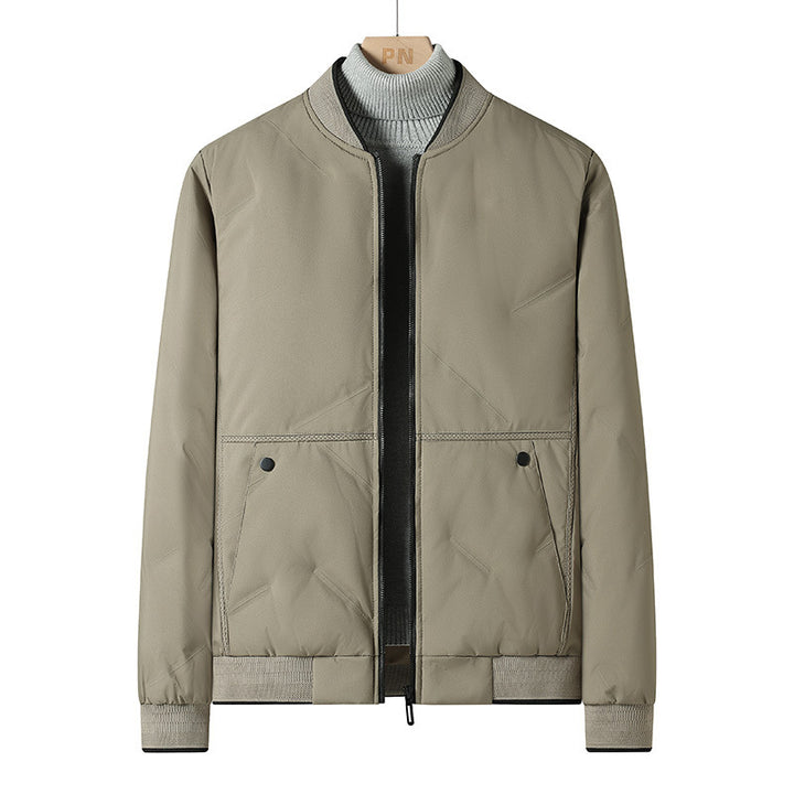 Herren Leichte Übergangsjacke mit hohem Stehkragen und praktischen Taschen Echo Archiv