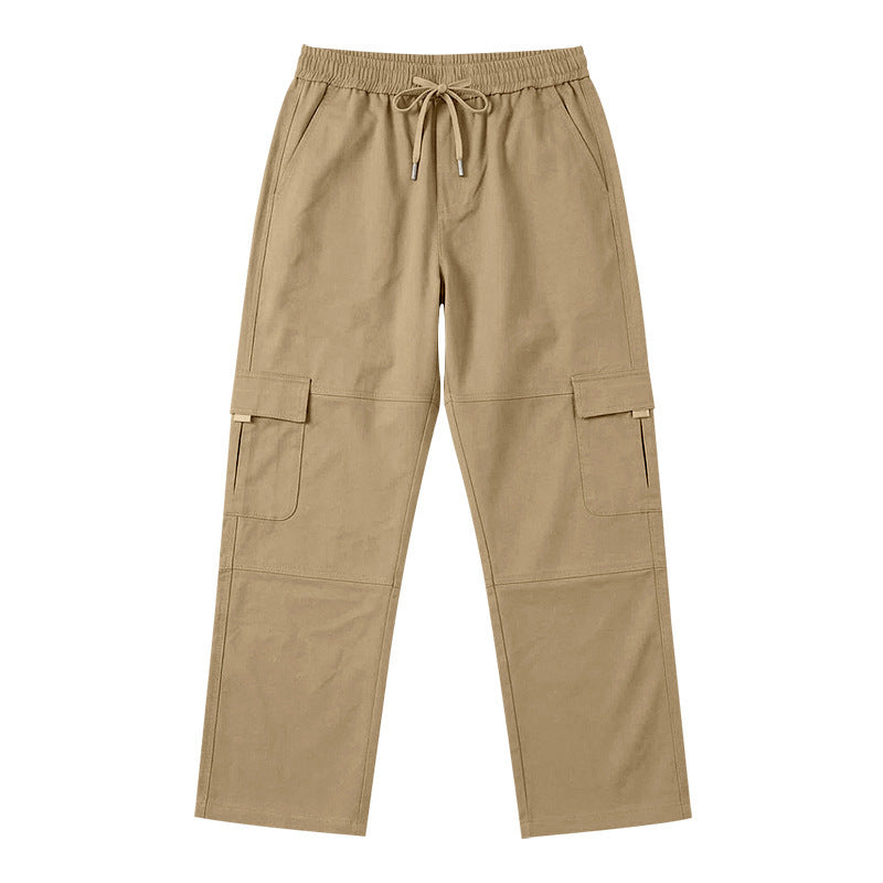 Herren Cargohose mit weitem Schnitt und elastischem Bund Echoarchiv