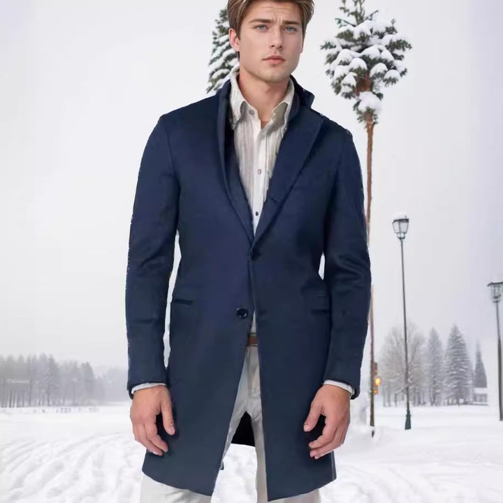 Herren eleganter Langblazer im modernen Schnitt Echoarchiv