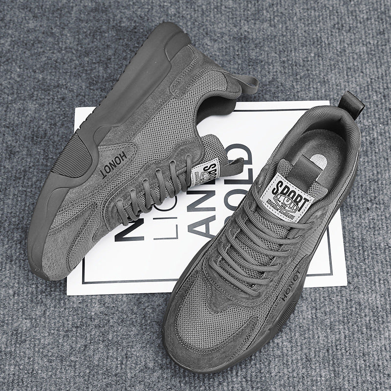 Herren leichte atmungsaktive Casual-Sneaker mit Wildlederoptik, verstärkter Zehenkappe und gedämpfter EVA-Sohle Echo Archiv