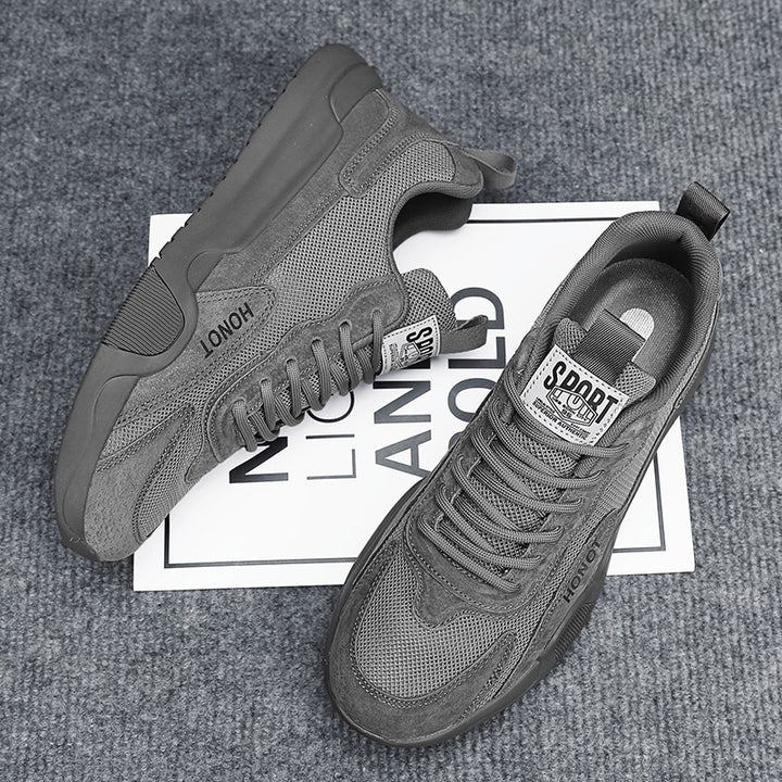 Herren leichte atmungsaktive Casual-Sneaker mit Wildlederoptik, verstärkter Zehenkappe und gedämpfter EVA-Sohle Echo Archiv