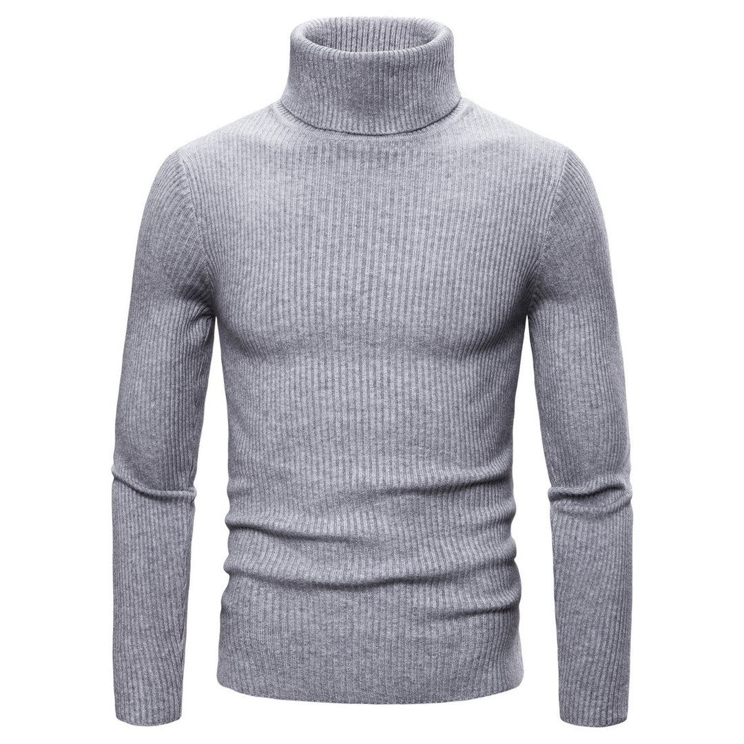 Herren Warmer Rollkragenpullover aus feinem Strick Echoarchiv